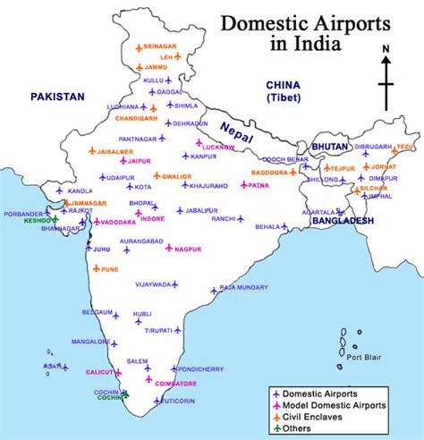 International Airports In India International Airports Map Of India Images