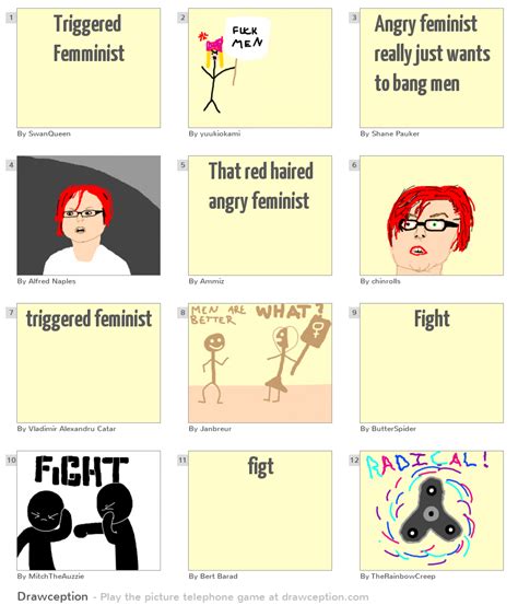 Triggered Femminist Drawception