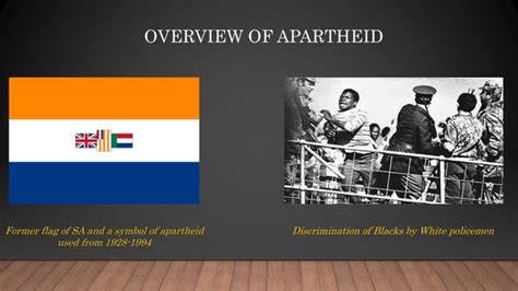 Apartheid In South Africa 1948 1994 Slideshow Ppt