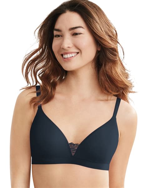 Hanes Ultimate Womens Unlined Wireless Bra With T Shirt Softness
