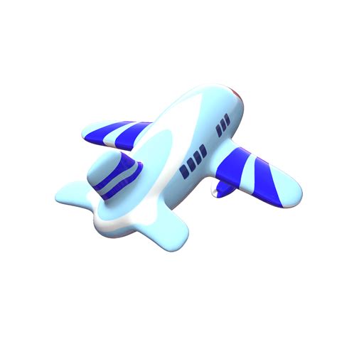 Airplane Cartoon Png 3d Model 11048558 Png