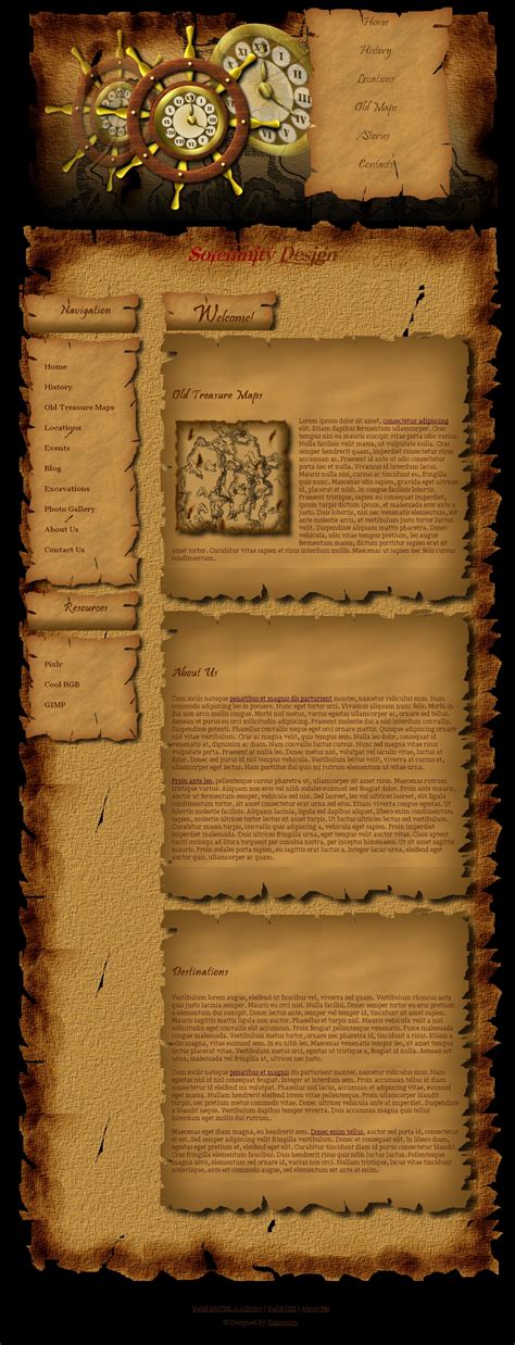 Treasure Map Template By Solemnity111 On Deviantart