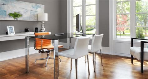 21 Contemporary Gray Home Office Designs Decorating Ideas Design