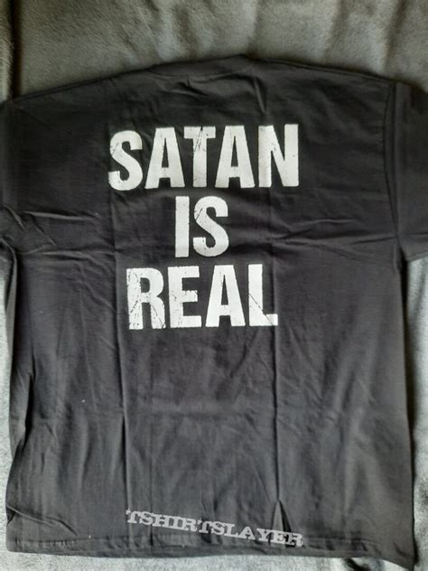 Kreator Logo Satan Is Real Shirt Tshirtslayer Tshirt And Battlejacket