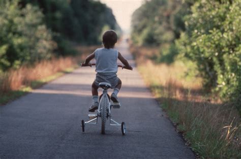 Florida Memory Child On A Bike With Training Wheels