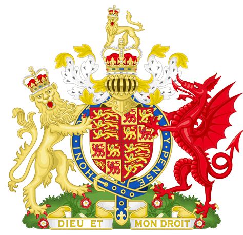 Coat Of Arms Of The United Kingdom Of England And Wales Heraldry