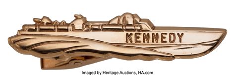 John F Kennedy Pt 109 Tie Clip Presidential T 14k Gold Lot