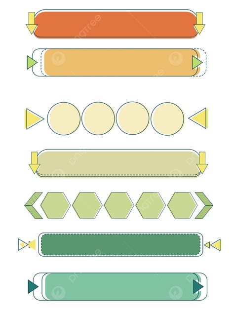 Borda De Título Simples Fresca Geométrica Png Barra De Título