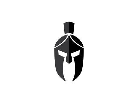 Spartan Helmet Logo Svg