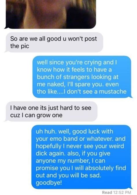 Guy Finds Out The Hard Way That Sending Unsolicited Nude Pics Is A Bad