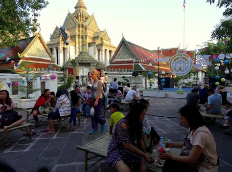 Local Food Market At Wat Pho Temple In Bangkok Thailand Travel And Lifestyle Diaries Just