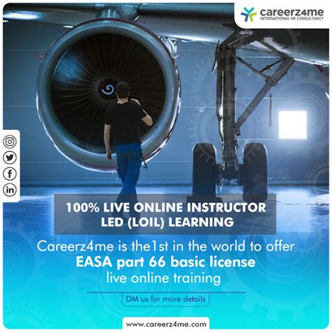 Easa Car Part 66 Cat B11 Or B2 Intensive Modular Coaching Program