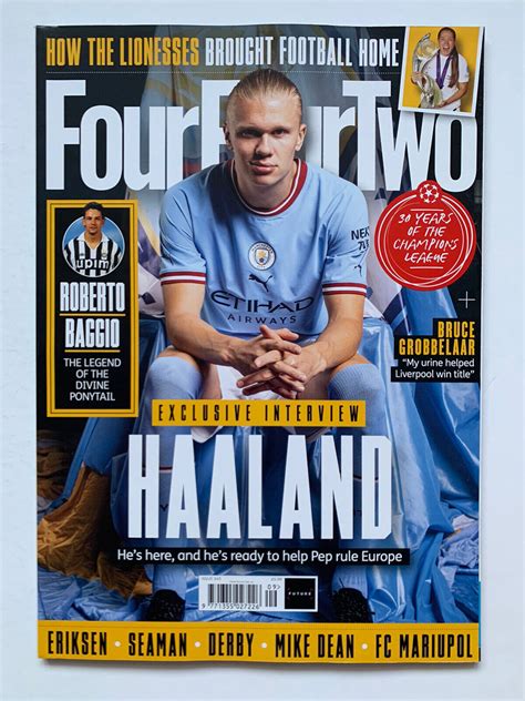 ERLING HAALAND MAN CITY LIONESSES UK FOUR FOUR TWO FOOTBALL