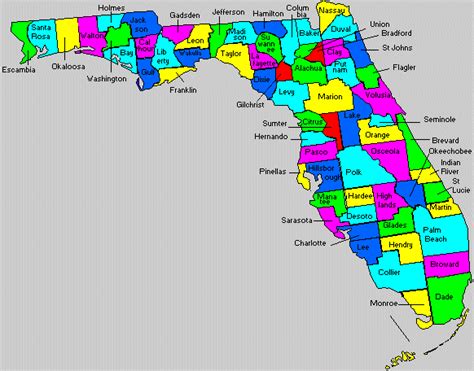 Florida County Map With Cities Black Sea Map