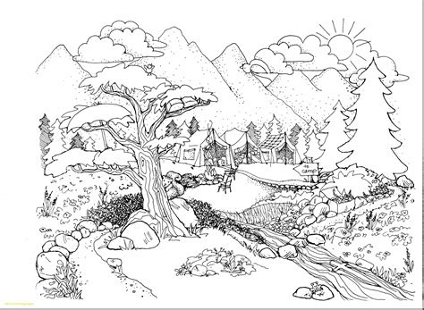 8 Coloring Page Nature Coloring Pages Nature Coloring Pages Fall