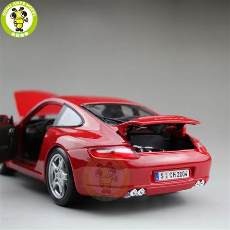 118 Maisto Porsche 911 Carrera S Diecast Model Racing Car Toys Kids