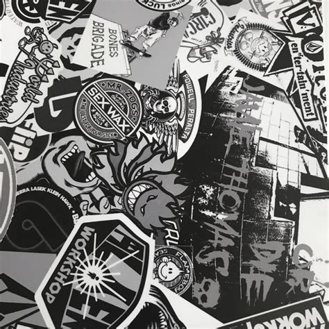 Jdm Cartoon Graffiti Auto Sticker Bom Wrap Sheet Decal Vinyl Diy