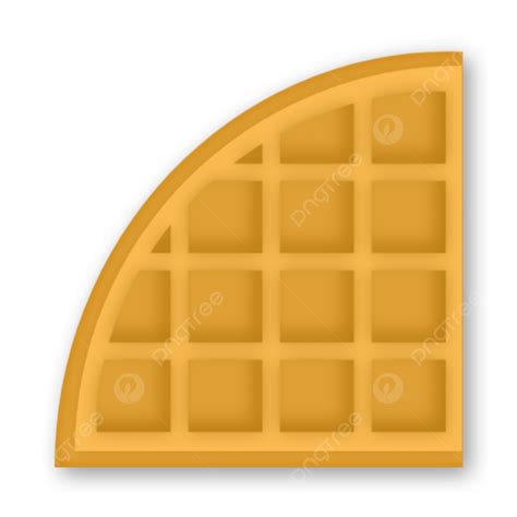 Ilustração De Bolo De Waffle De Quarto Redondo Png Bolo De Waffle