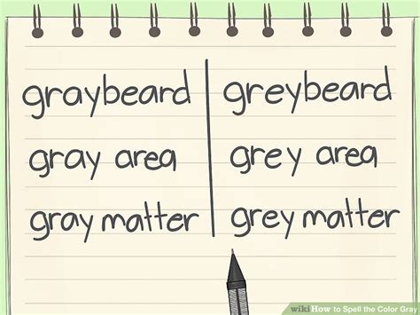 How To Spell The Color Gray 9 Steps With Pictures Wikihow