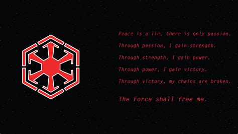 Sith Code And Emblem 3840x2160 Wallpapers