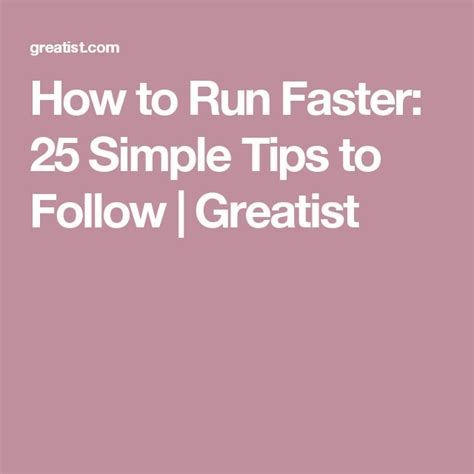 25 Ways To Run Faster—stat How To Run Faster Running Fight Or Flight