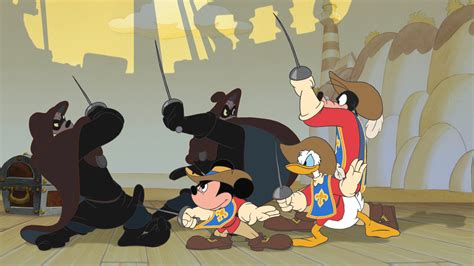 Mickey Donald Goofy The Three Musketeers