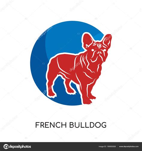French Bulldog Logo Isolated On White Background For Your Web Mobile