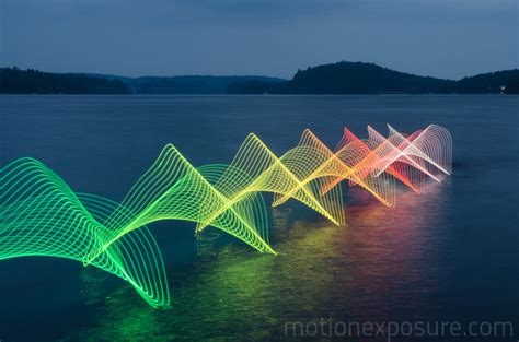 Light Painting With Leds Kayaks And Canoes Digital Photography School