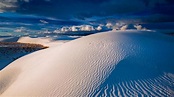 Un desierto cubierto por arenas blancas que parece nevado – Nuestroclima