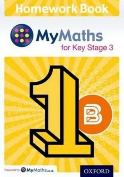 Mymaths For Ks3 Homework Book 1b Single By Ledsham For Sale Online Ebay