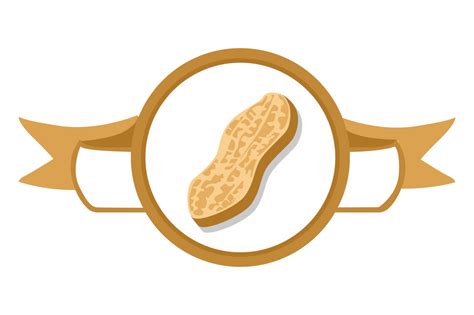 Peanut Logo Icon On Transparent Background 23989412 Png