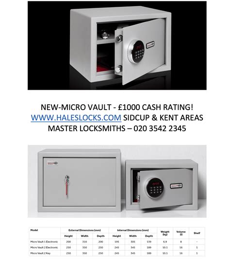 New Micro Safes Locksmith Sidcup Haleslocks