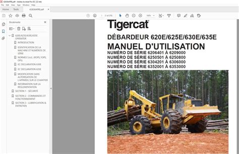 Tigercat D Bardeur E E E E Manuel D Utilisation Pdf