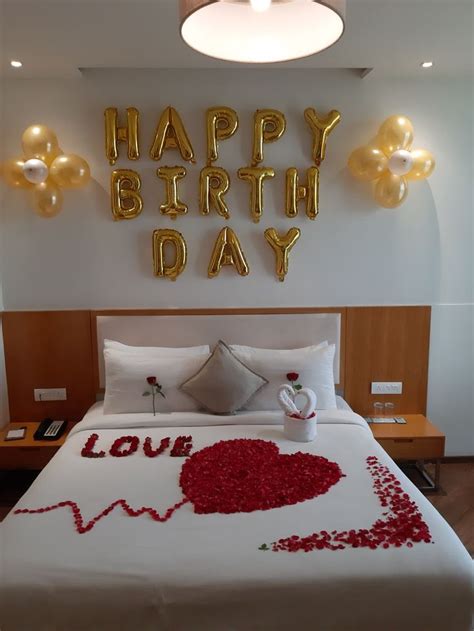 romantic birthday room decoration for girlfriend leadersrooms