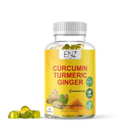 Turmeric Gummies With Curcumin Turmeric Extract Ginger Root