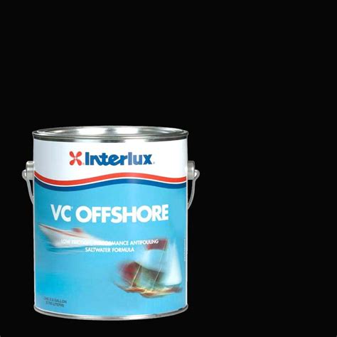 Interlux Vc Offshore Hard Vinyl Antifouling Bottom Paint Black Gallon
