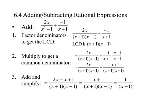 Ppt 61 The Fundamental Property Of Rational Expressions Powerpoint