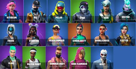 Massive Fortnite Leak Reveals 75 New Items Heist Skin And 14 Days Of