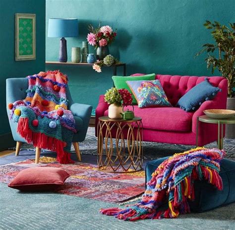 Boho Living Room Ideas Colorful And Vibrant Interior Designs