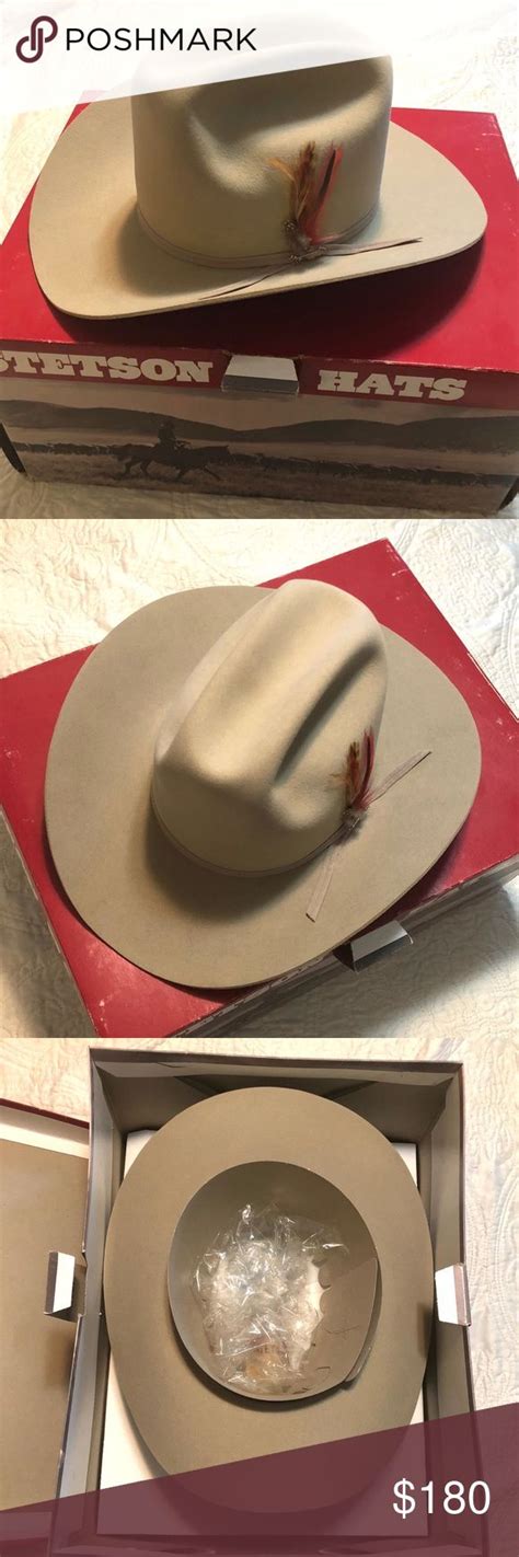 Nib Vintage John B Stetson 4x Beaver Cowboy Hat Cowboy Hats Western