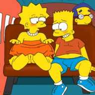 Post Animated Bart Simpson Guido L Lisa Simpson Milhouse Van