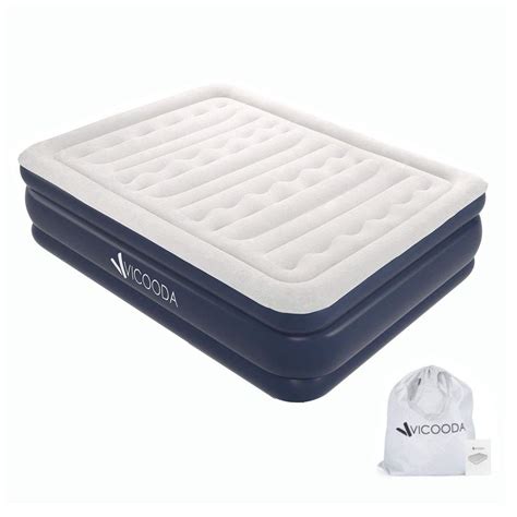You and your guests will always get a relaxing, refreshing, good night's sleep with the extra layers of air for added. Queen Air Mattress with Built-in Pump for Guests Camping ...