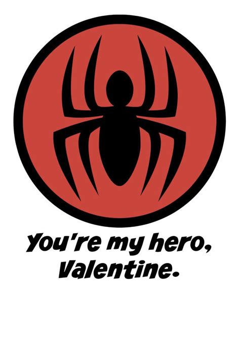 Spiderman-hero-valentine | Valentines printables free, Spiderman
