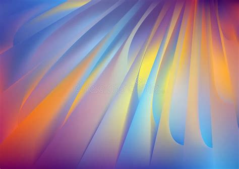 Blue Orange And Black Abstract Background Vector Art Stock Vector