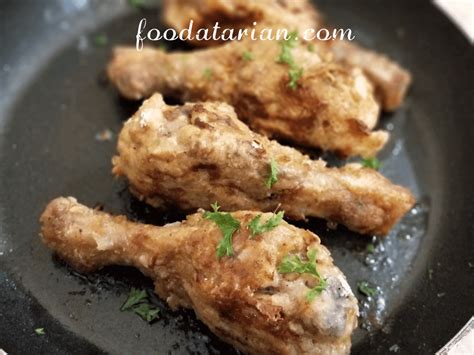 It can be scary to know that you are dealing with a vat of oil that is nearly 400 degrees. Simple Pan Fried Chicken Legs and Thighs Recipe | Easy Weekday Dinner