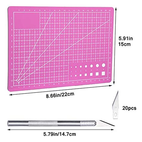 Exacto Knife Kit And A5 Cutting Mat Precision Carving Craft Hobby Knife