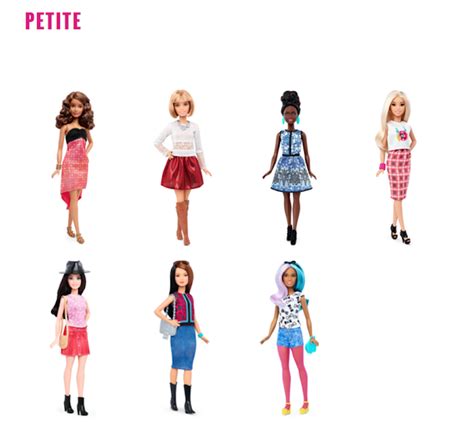 Barbie Has Three New Body Types Self