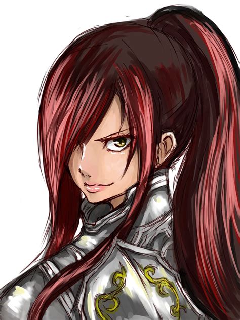 20 Erza Scarlet ý Tưởng Erza đỏ Anime Fairy Tail Anime