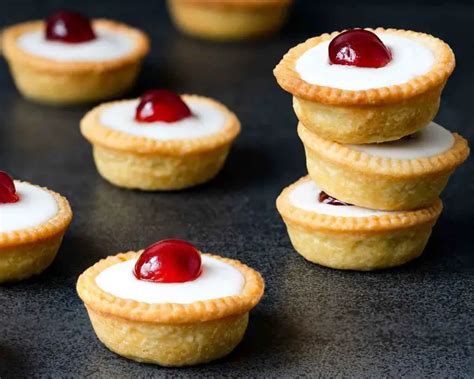 Mini Cherry Bakewell Tartlets Movers And Bakers