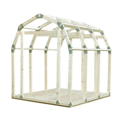 Free 2 Day Shipping Buy 2x4basics Shed Kit With Barn Roof At Walmart